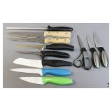 Kitchen Knives/Utensils 11pc