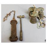 Rustic Cast Iron Decor 3pc