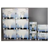 Assorted Light Bulbs w/12 Gallon Tote 11pc