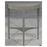 Gray Demilune Console