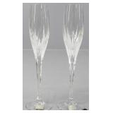 Pair of Mikasa Champagne Flutes