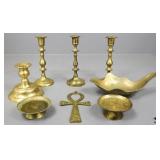Assorted Brass Decor 8pc