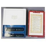 NIV Family Bible/Ten Commandments Plaque 2pc