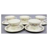 Pickard China Cups & Saucers 10pc