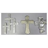 Metal Crosses 3pc