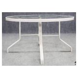 Round Glass Top Patio Table
