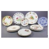 Assorted Plates & Saucers Including Spode 14pc