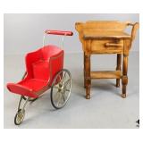 American Girl Prom Carriage & Addy Washstand 2pc