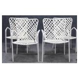 4pc Metal Chairs