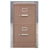 2 Drawer Metal Filing Cabinet