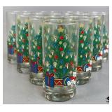 Christmas Beverage Glasses 10pc