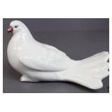Ceramic White Dove Figurine from Portugal