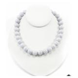 Beaded Necklace w/ Sterling Clasp