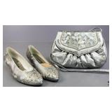 Stuart Weitzman Matching Purse & Shoes Size 8