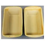 Pampered Chef Stoneware Loaf Pans 2pc
