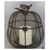 Hanging Wire Pumpkin Lantern