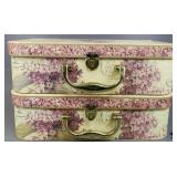 Decorative Boxes w/Handles 2pc