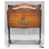 Wood Magazine Holder