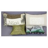 Throw Pillows 4pc