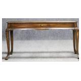 Sofa Table w/ Glass Inserts