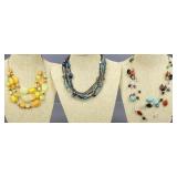 Beaded Necklaces 3pc