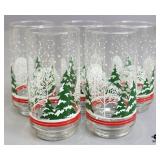 Christmas Drinking Glasses / 5pc