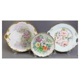 Decorative Plates including Hutschenreuther 3pc
