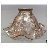 Ruffled Edge Glass Globe