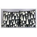 Pair of Christmas Pillows NWT