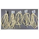 Wood Bead Garland - 9ft each