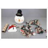 Snowman Decor including Tree Topper
