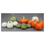 Small Ceramic Pumpkin Collection