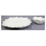 Vintage Whittier Pottery Chip & Dip Set