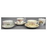 Assorted Cups & Saucers including Royal Albert
