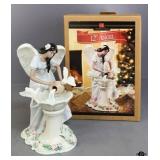 Porcelain Hand-Painted Angel Figurine