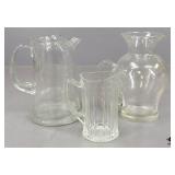 Clear Glass Pitchers