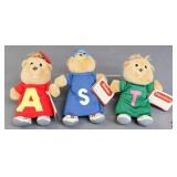 Burger King Chipmunks Stuffed Animals