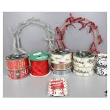 Wired Christmas Ribbon/Wreath Forms