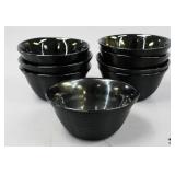 Black Bowl Set