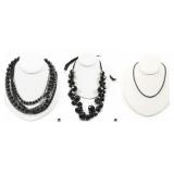 Black Necklaces / 3pc