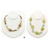 Stone Necklaces / 2pc