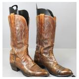 Womens Lucchese Cowboy Boots Size 7-1/2