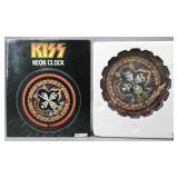 KISS Neon Clock