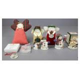 Angel & Snowman+ Decor