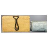 Fabric Lined Woven Chest+