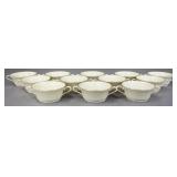 Lenox "Eternal" Footed Cream Soup Bowls