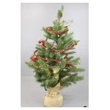 Small Lighted Christmas Tree