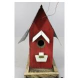 Metal & Wood Bird House