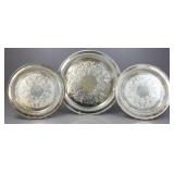 Wm Rogers Silver Plate Trays
