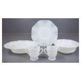 Opaline Milk Glass Dishware Serving Pieces